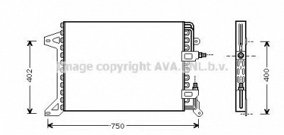 AVA QUALITY COOLING iv5034 -  Конденсатор, кондиционер